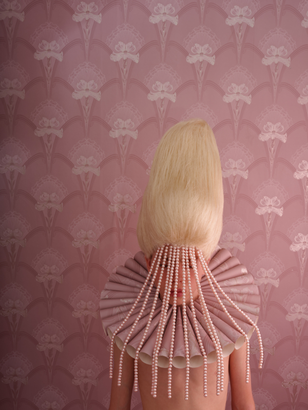 Pink Collar by Patrick Van der Elst - Online Art gallery